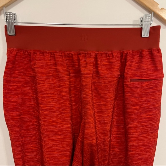 Lululemon Mens T.H.E. Short *Linerless 9" Heather Allover Solar Orange NWT S - Picture 13 of 15